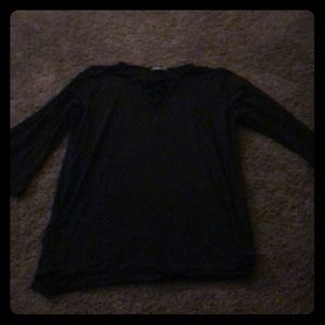 Blouse with kriss kross v-neck